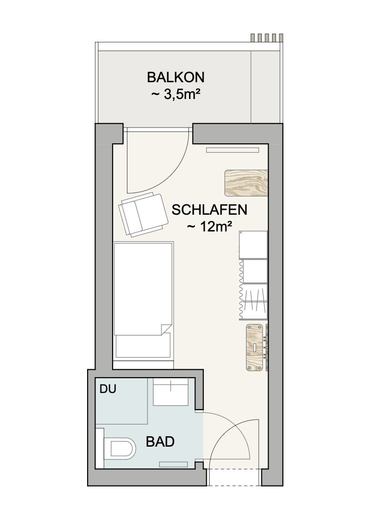 biYou Schladming Einzelzimmer ZI09