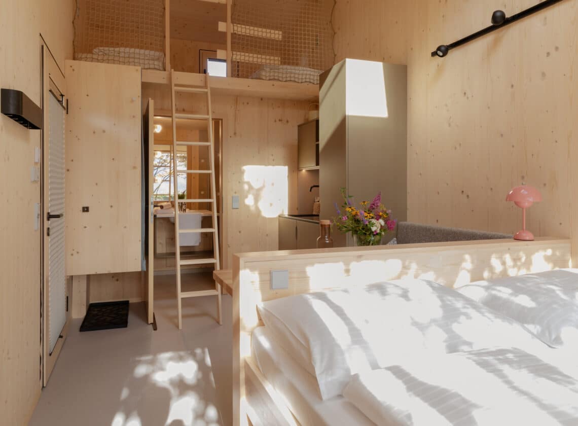 Biourlaub, Cabin, Tiny House, Badezimmer, Hoteldesign, Roomdesign, Architektur, Schladming, Austria